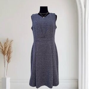 Talbots Lightweight Tweed Sheath Dress Medium Petite